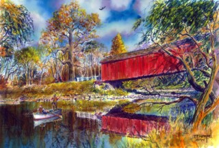 Red Covered Bridge